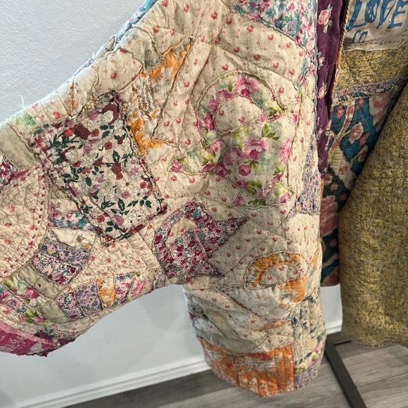 Magnolia Pearl Quiltwork Patchwork Utility Annika Kimono Jacket (item 8.1) - Picture 4 of 6